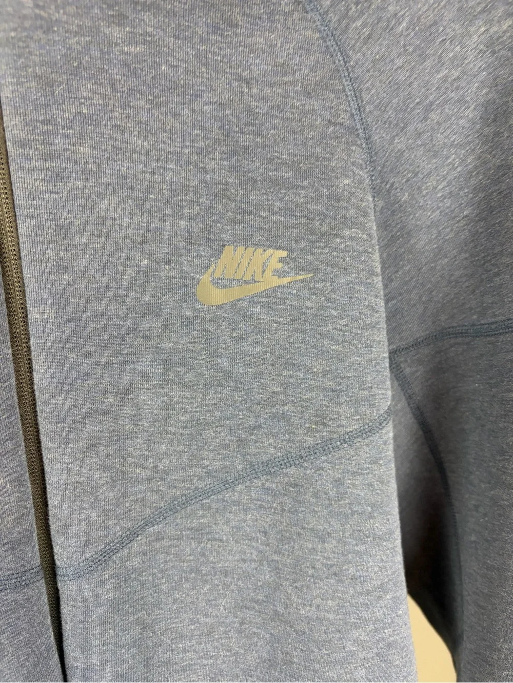 Nike Heather Navy Full-Zip Hoodie